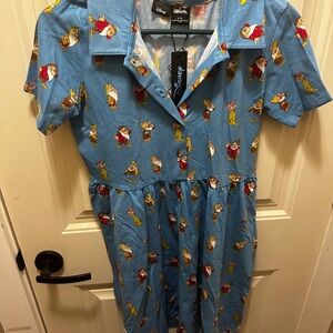 Disney Cakeworthy Snow White and Seven Dwarfs Dress- NWT